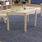 Flash Furniture 20.75 in W, 47 in L, 21 in H, Beechwood, Birch Plywood, Beech MK-ME088018-GG - alternate 7